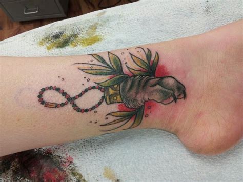 Lucky Rabbit's foot by Jordyn Smithson | Lucky tattoo, Tattoos, Foot tattoo