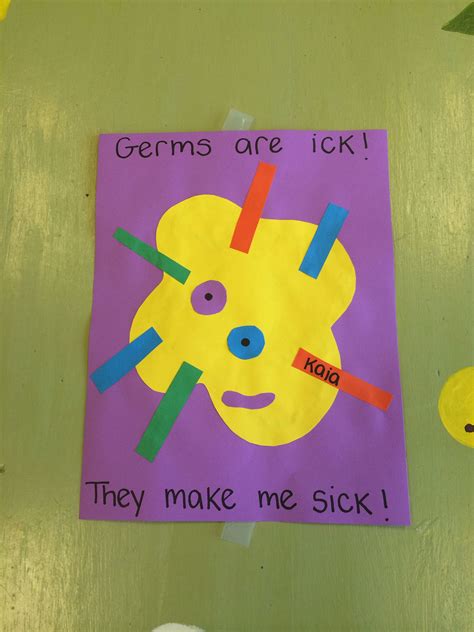 We made our own germs! The kids loved getting to be creative and make their germ however they ...