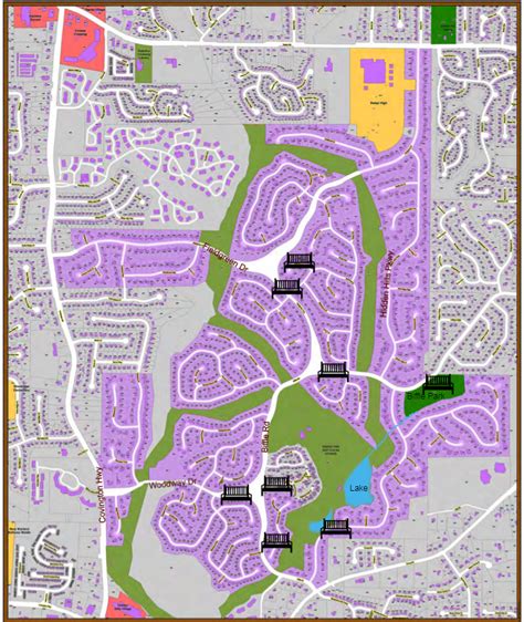 Hidden Hills Trails Map