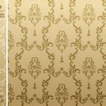 Seamless flower wallpaper Pattern beige — Stock Vector © Extezy #3978526