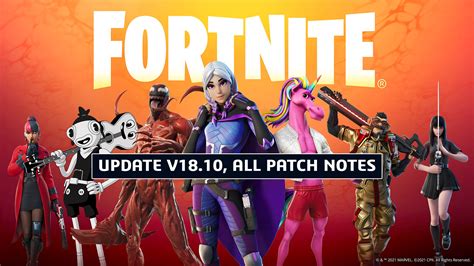 Fortnite: Update v18.10, All Patch Notes