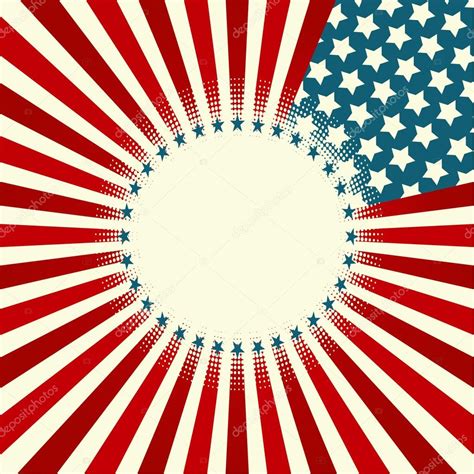 A patriotic background for Fourth of July Stock Vector Image by ©Dazdraperma #47822845