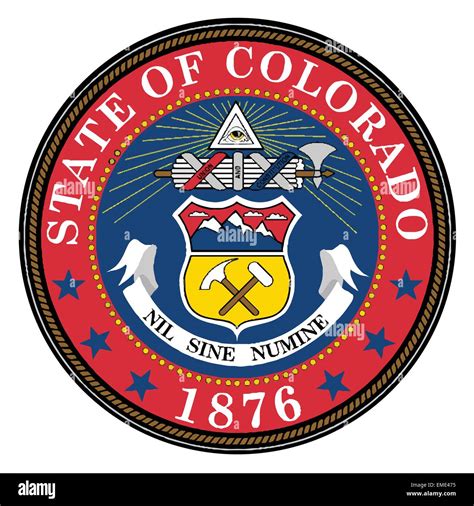 Colorado State Seal Stock Vector Image & Art - Alamy