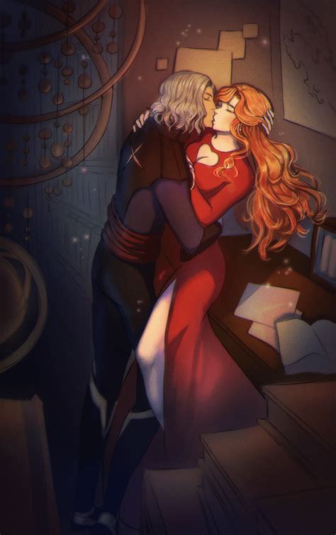 [Lenore X Hector Fanart] Painted On Phone,A Commission For An AO3 Fanfic Titled "Fit for a Queen ...