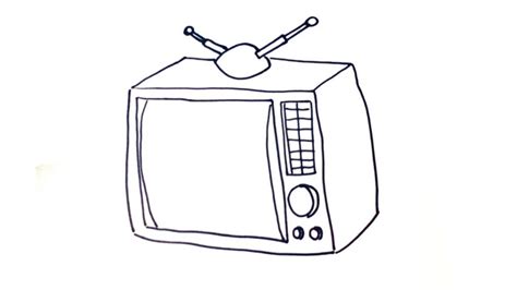 How To Draw A TV - My How To Draw