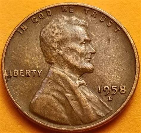 1958 Lincoln Wheat Penny Collectible USA Coins | Etsy