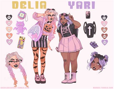 [CLOSED] Adoptable Collab Auction : Delia and Yari by UrsulaDecay Decay Art, Goth Art ...