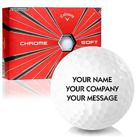 Callaway Golf Chrome Soft Personalized Golf Balls