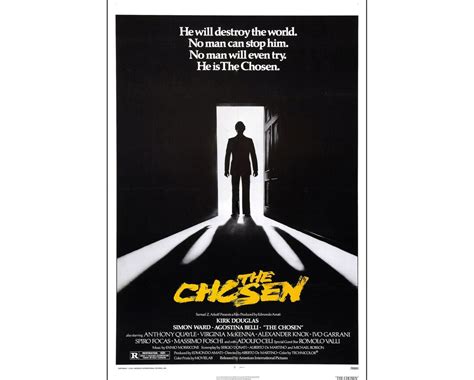 The Chosen Movie Poster 1981 Horror One Sheet Artwork Digital Download ...