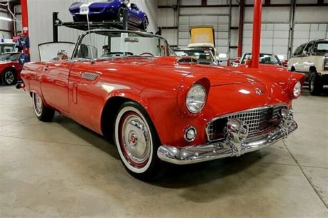 1955 Ford Thunderbird 24330 Miles Torch Red Convertible 292ci V8 ...