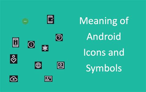 Android Icon Glossary