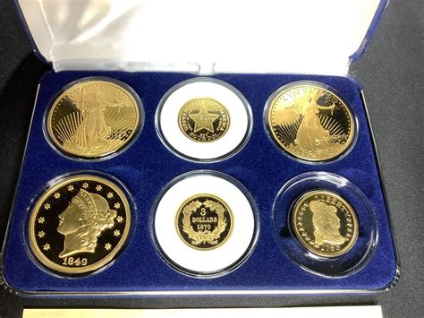 AMERICA'S RARE GOLD (PLATED) COIN TRIBUTE PROOF COLLECTION