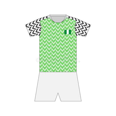 Football kit. Nigeria stock illustration. Illustration of soccer ...