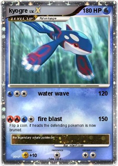 Pokémon kyogre 1663 1663 - water wave - My Pokemon Card