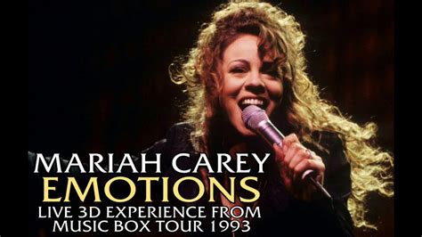 Emotions - Mariah Carey Live - Music Box Tour 1993 (3D Experience ...