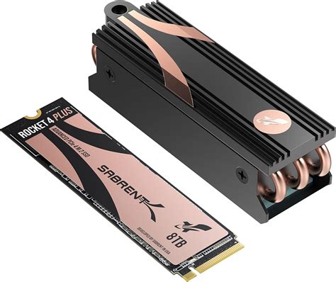 SABRENT M.2 NVMe SSD 8TB gen 4x4 with Heatsink, Solid State Drive 7100MB/s Read, PCIe 4.0 m2 ...