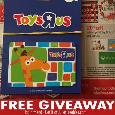 Win a $300.00 Toys R Us Gift Card - Julie's Freebies