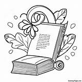 Poetry Coloring Page  Pagescom sketch template