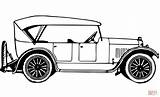 Dibujo De Auto antiguo Para Colorear  Dibujos Imprimir sketch template