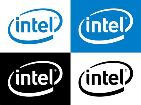 Intel Logo Vector 226334 Vector Art at Vecteezy