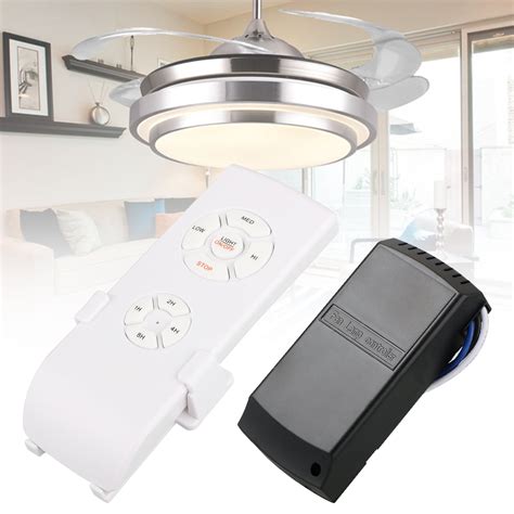 Universal Ceiling Fan and Lights Timing Wireless Remote Control Kit for ...