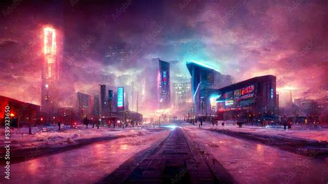 Sci-fi fantasy futuristic illustration digital background art scifi ...