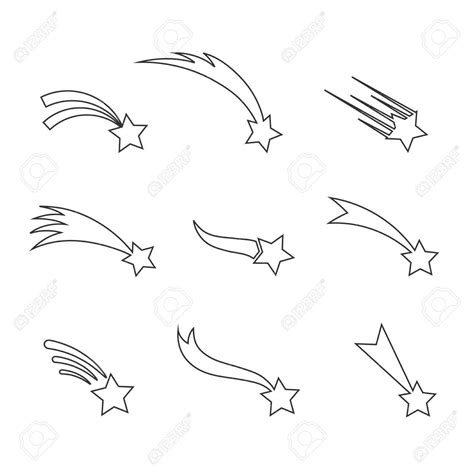 Falling Star Drawing at GetDrawings | Free download