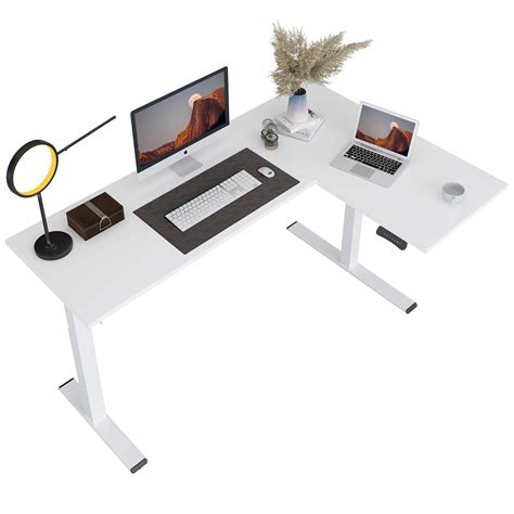 Buy FLEXISPOT Pro Corner Desk Dual Motor L Shaped Computer Electric ...