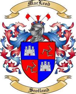 Macleod Family Crest from Scotland by The Tree Maker