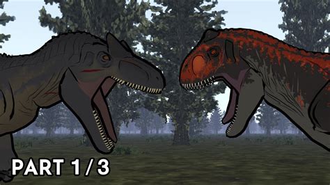 Allosaurus vs Carnotaurus | Animation (Part 1/3) - YouTube