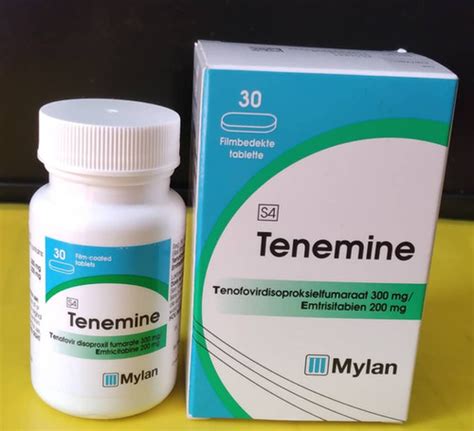 Tenemine (Emtricitabine 200, Tenofovir 300mg) 6 x Bottles (180 pills total) | green-cross-pharmacy