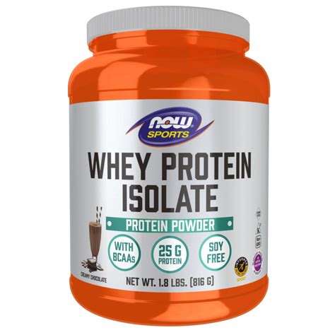 Whey Protein Isolate Chocolate - Now Foods Canada