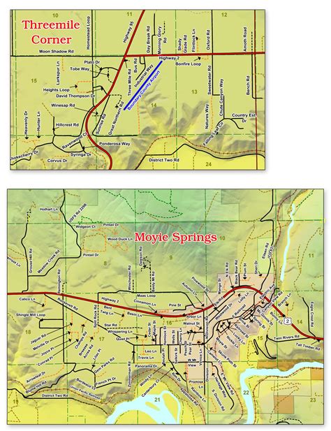 Moyie Springs, Idaho Maps and Directions