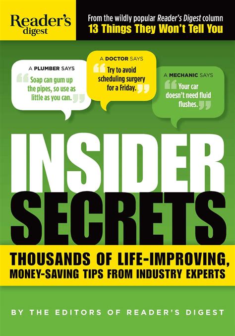 Insider Secrets eBook by Editors of Reader's Digest | Official Publisher Page | Simon & Schuster