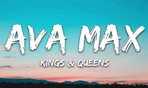 If All Of The Kings Had Their Queen On The Throne Lyrics - Ava Max - TopBestLyrics