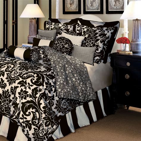 White Damask Comforter Set at Melvin Smith blog