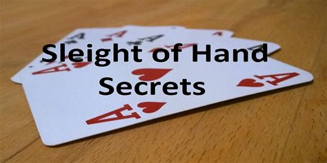 3 Biggest Sleight Of Hand Tricks Revealed