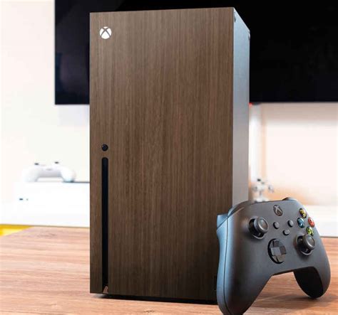 Dark wood texture xbox decal - TenStickers