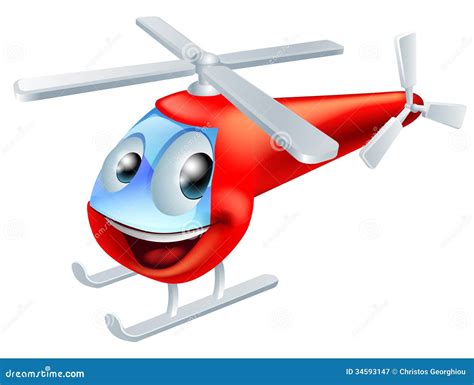 Helicopter Cartoon Character Royalty Free Stock Photography - Image ...