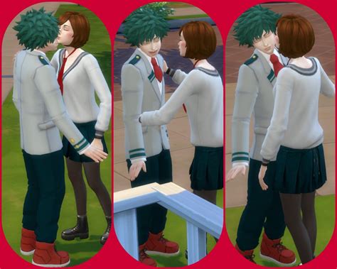 Sims 4 My Hero Academia Deku and Uraraka Love | Sims 4, Sims, Hero