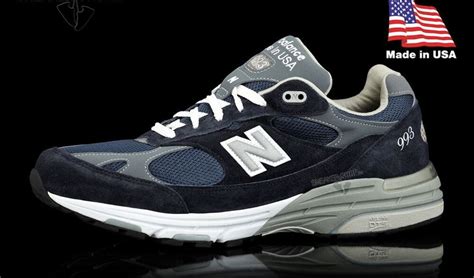 NIB Men's New Balance 993 Made In USA Running Shoes Sneakers All Sizes Navy | eBay