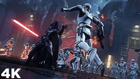 Darth Vader vs Unlimited Clone Troopers - STAR WARS Jedi: Fallen Order - YouTube