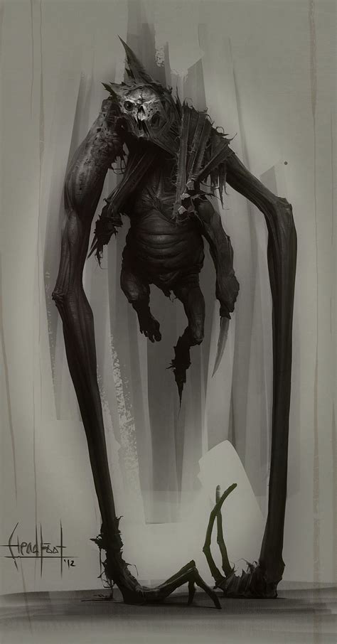 Marat Ars on DrawCrowd.com | Monster concept art, Creature concept art, Dark fantasy art