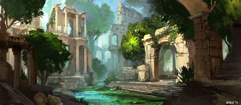 Ruins by Darkhikarii.deviantart.com on @deviantART | Paysage, Image ...