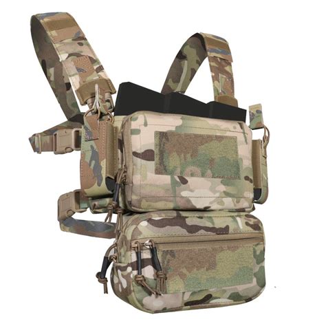 Tactical Gear D3CR Modular Tactical Chest Rig Wargame Lightweight Rapid ...