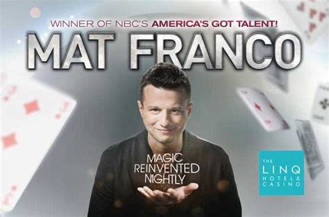 Mat Franco Magic Reinvented Nightly at the LINQ Hotel and Casino The(MatFranco) Magic Show in ...