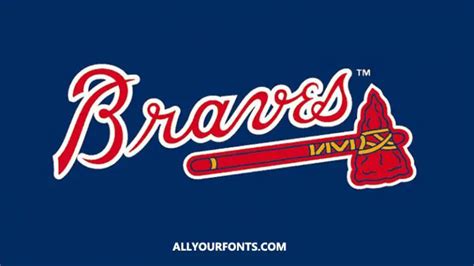 Atlanta Braves Font Download - All Your Fonts