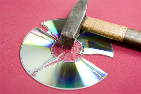 Broken cd stock photo. Image of copy, record, circle - 11670550