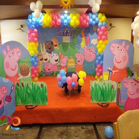 Best Peppa Pig Theme Birthday Decoration