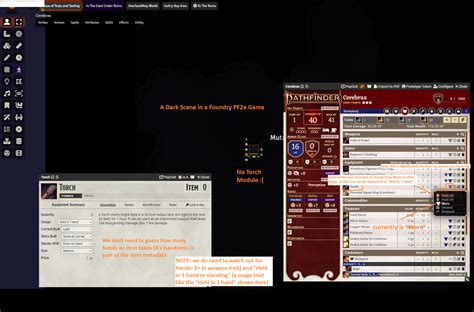 PF2E - Move item to "held" state, help handle toggle "Torch is Lit" · Issue #67 · League-of ...